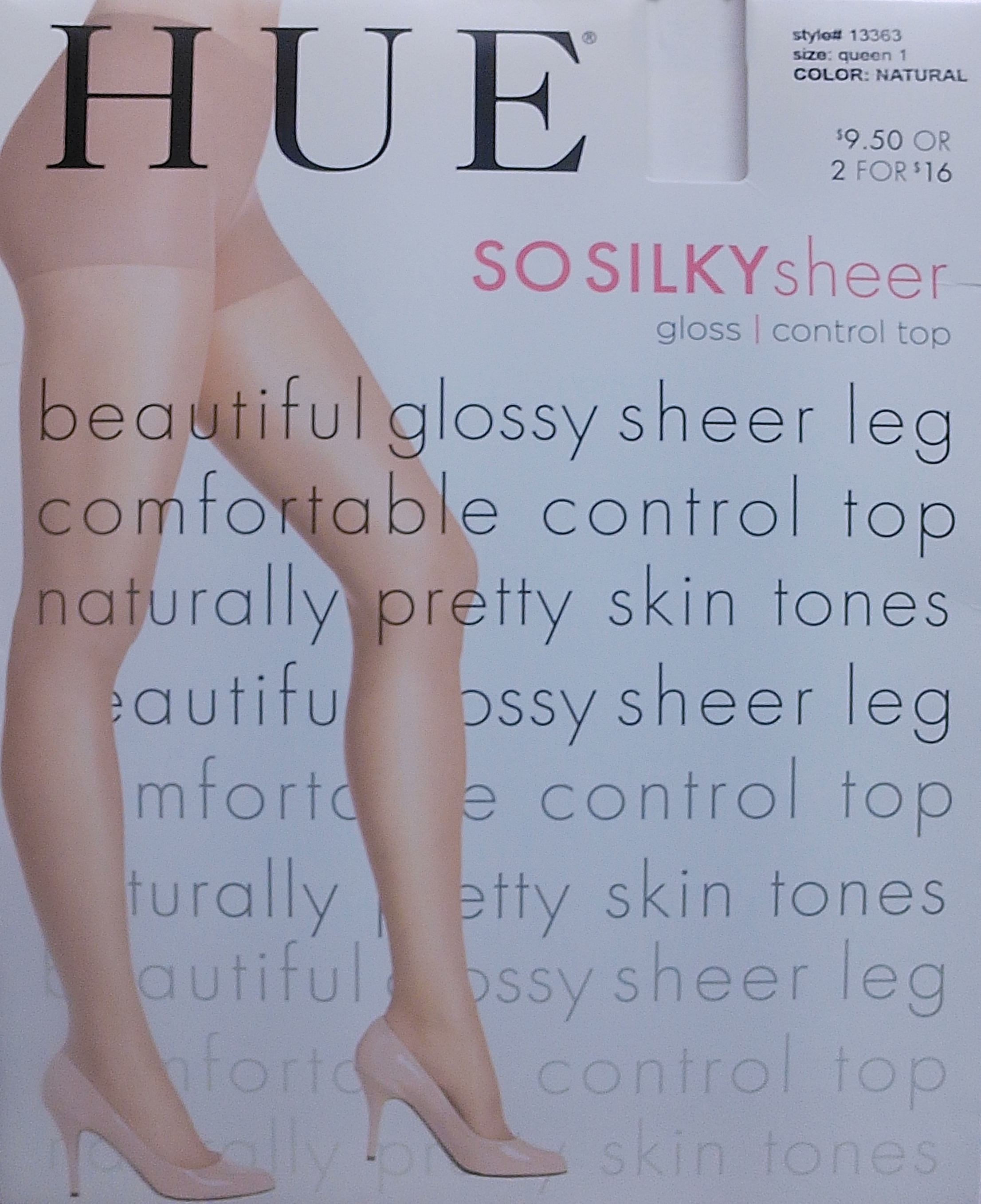 SECRET COLLECTION Silky So Cool Pantyhose with Control Panty